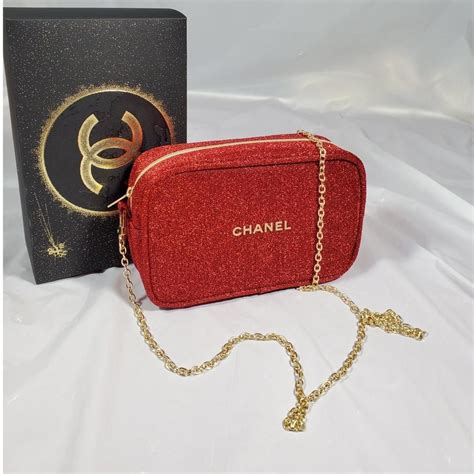 chanel red cosmetic bag|red Chanel bag price.